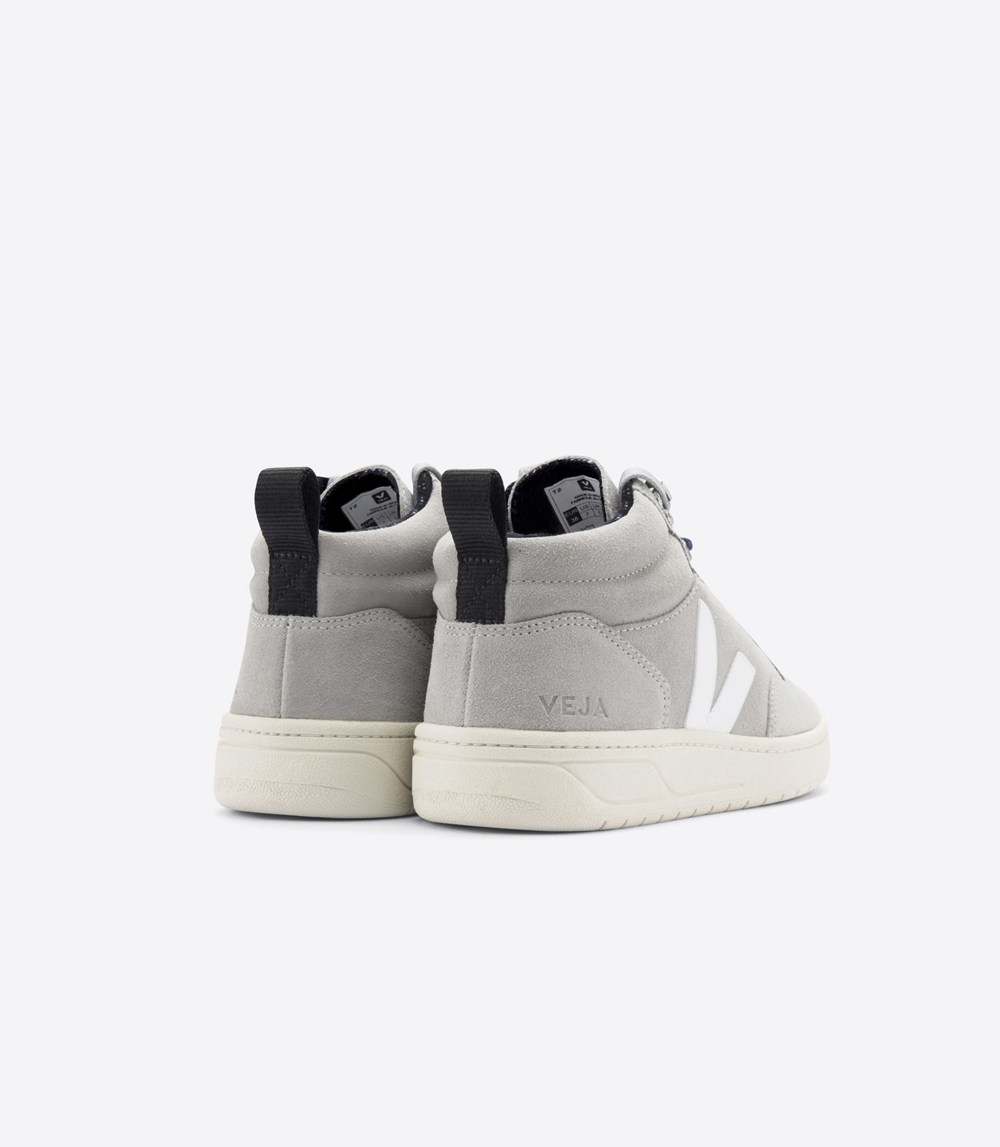 Veja Sneakers Dam - Roraima Suede - Grå/Vita - 653287-BAO